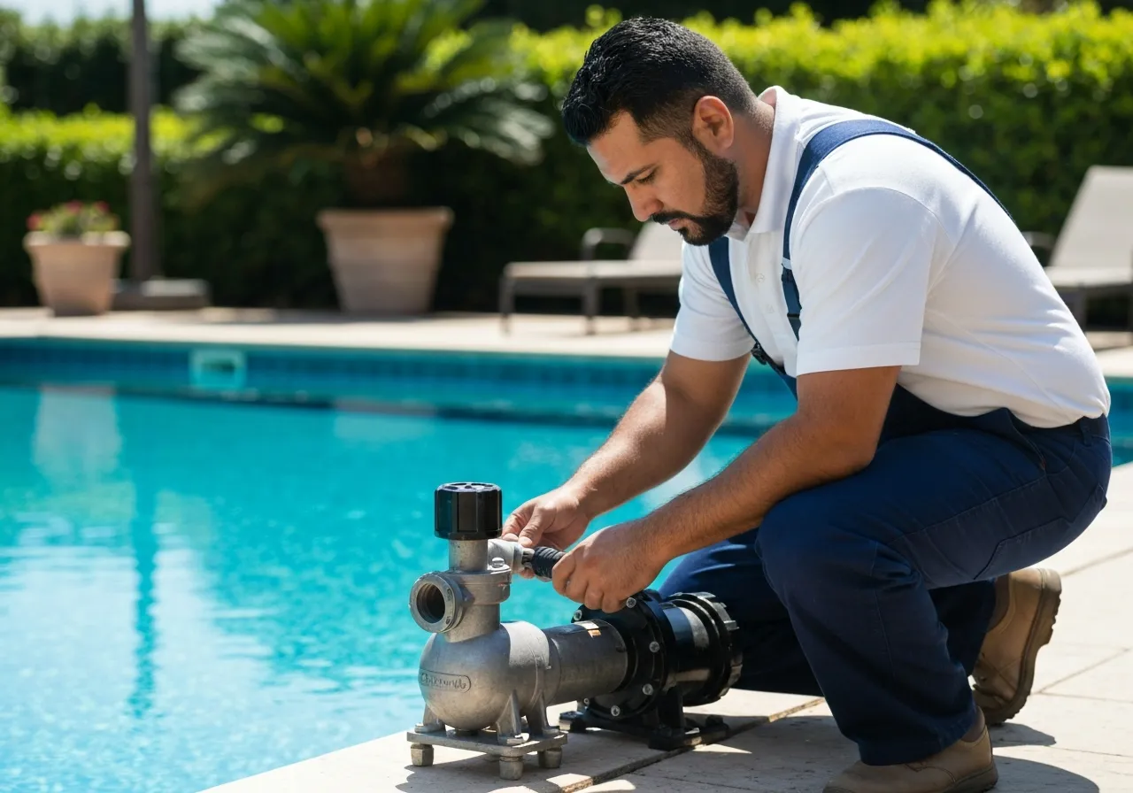 Professional pool filter care